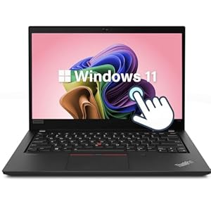 Lenovo Thinkpad T14 Gen 2 Touchscreen Laptop, 14 Inch FHD Business Notebook, Intel Core i5-1145G7, 16GB DDR4 RAM, 512GB SSD, QWERTY Keyboard, Windows 11 Pro (Refurbished)