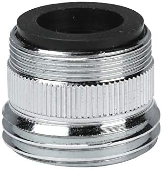 DANCO Multi-Thread Garden Hose Adapter for Male to Male and Female to Male, Chrome, 1-Pack (10513)
