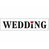  Escudo \"Just Married\" para Bandera del coche matrícula titular