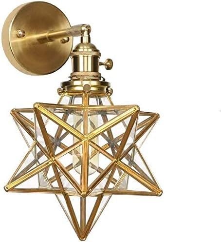 Applique de style étoile morave pour illuminer un salon rétro avec charme