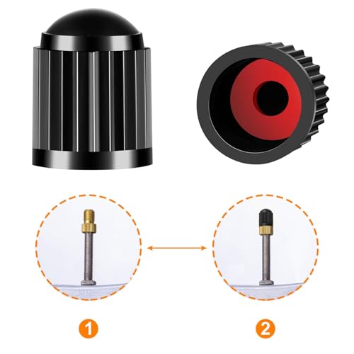 image for HZJD Presta Valve Adapter, Convert Presta to Schrader Adaptor for Bike