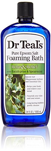 Dr Teal's Foaming Bath, Eucalyptus, 34 Ounce (Pack of 3)