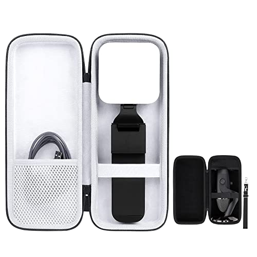 Hard Case for Logitech Litra Glow LED Light + Blue Yeti Microphone