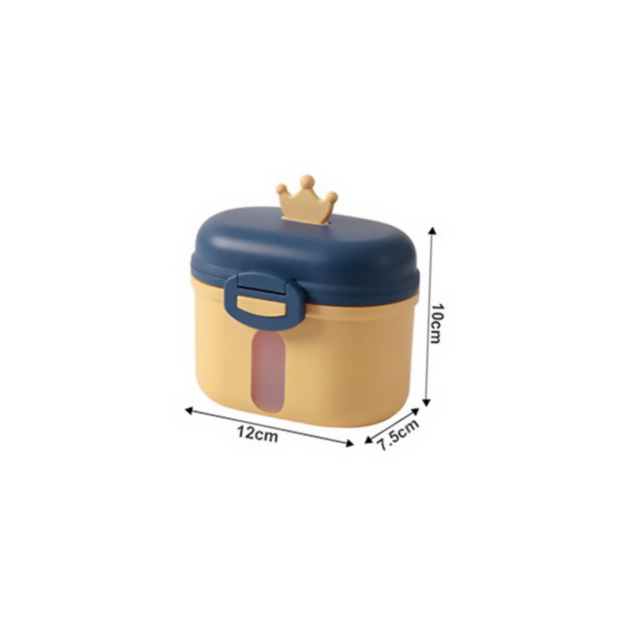 SUPVOX 1Set Portable Formula Box Compact Milk Powder Container with Scale Design and Formula Dispenser for Outdoor Use Capacity Storage Easy to Clean