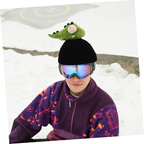 Funda protectora para casco de esquí elástica y lavable con orejas de animal Hemobllo 5