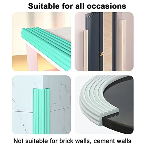 Image of Multifunctional Foam Baby Safety Edge Guards,Bunk Bed Stairs Padding,Child Safety Bumper Strip,Baby Proofing Edge Protector,Suitable for Glass Table,Furniture,Fireplace,6.5 Ft /2m(Beige)