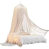 Décoration de chambre personnalisable : rehaussez la décoration de la chambre de votre enfant avec ce ciel de lit princesse polyvalent..Les options d'éclairage doux créent une ambiance apaisante, tandis que la conception à porte unique ajoute une touche d'élégance à la pièce.