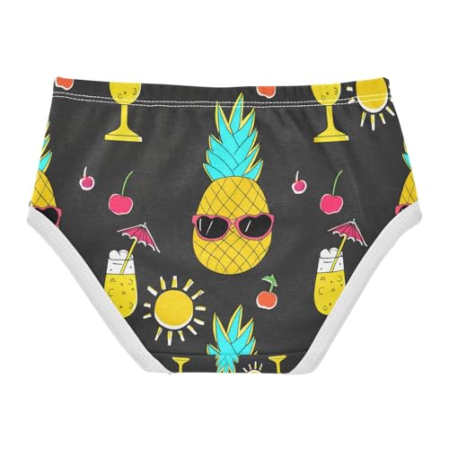 Colorful Pineapples Sunglasses Toddler Girls's Underwear 2T 202c12402