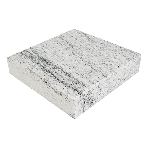 KOKA Socle en granit Viscont White Vases funéraires soucoupe