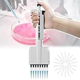 Micropipette pour une utilisation en laboratoire de précision, pipette multi-canaux réglab...