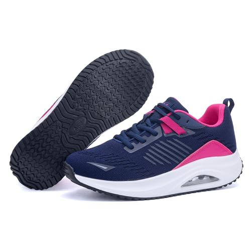 Image of Gyeice Women's Walking Shoes Arch Support Orthotic Breathable Tennis Sneakers for Plantar Fasciitis Pain Relief US 5.5-11