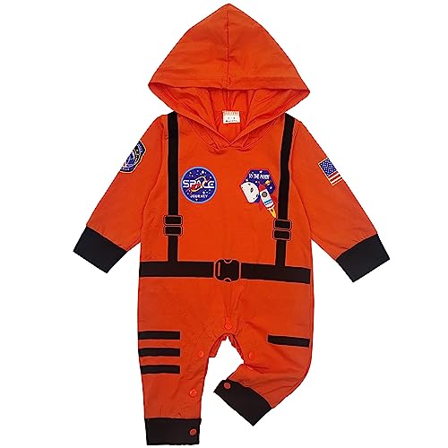 Image of Pezhiqun Baby Boys Charming Prince Astronaut Doctor Outfit Newborn Infant Girls Halloween Vampire Bats Cosplay Costumes