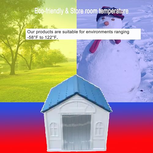 IGIYI Abas de substituição de porta de cachorro, fita de vinil de plástico PVC segura para portas de