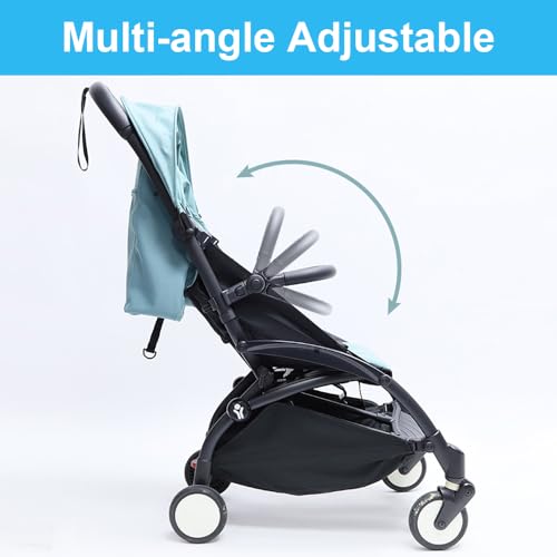 Miniatura 3 de Fiotha Barra De Parachoques Para Cochecito, Parachoques Para Cochecito, Barra Universal Para Coche Para Bebé, Manillar Ajustable Para Silla De Paseo, Accesorios Para Baby Carrito De Bebé Negro