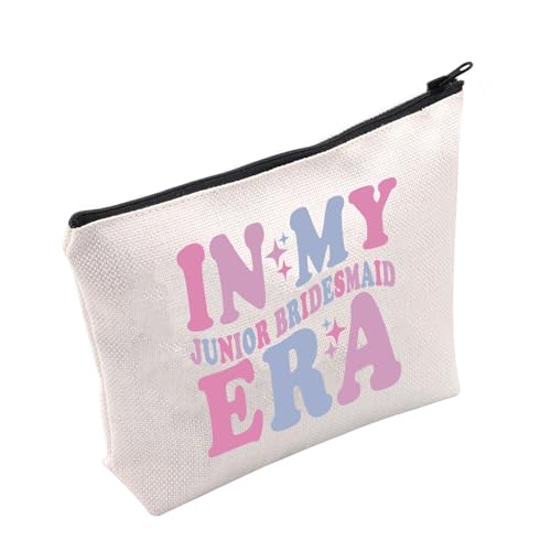 PLITI Junior Bridesmaid Gift Wedding Party Gift Bridal Shower Gift In My Junior Bridesmaid Er Makeup Bag From Bride (Junior Bridesmaid Er bagU)