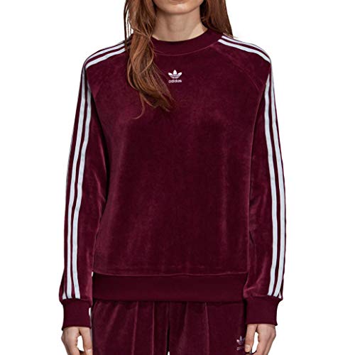 adidas Originals Women s Trefoil Crew Sweatshirt (S) Maroon