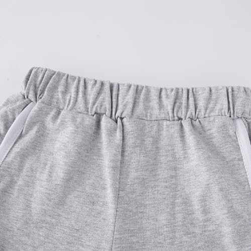 Toddler Girls Boys Active Shorts Kids Dolphin Yoga Shorts 3 Pack Cotton Athletic Sport Jogger Shorts for Little Kids4