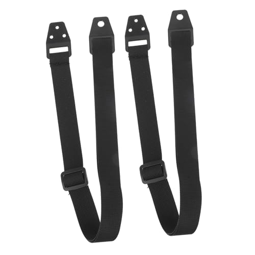 Correas antivibración Gatuida para TV y muebles, pack de 2 unidades en color negro.