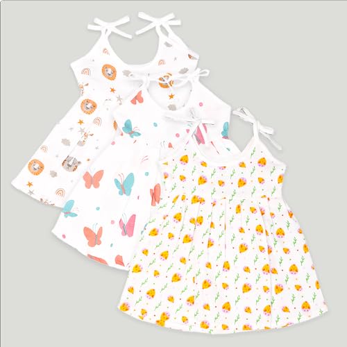 Image of Kidbea Extra Soft Mulmul Cotton Jhabla Cloth for New Born Baby Set