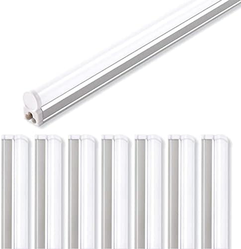 Barrina LED T5 Integrated Single Fixture, 4FT, 2200lm, 6500K, 20W, 8 Packs