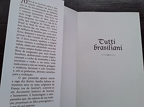 Tutti brasiliani: dos alpes Italianos ao Brasil, fragmentos memória de 300 anos dos Bortot