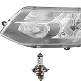 H4 12V 60/55W P43t-38 Scheinwerfer links VW T5 Bj. 09->> Facelift H4 inkl. PHILIPS Lampen A9T