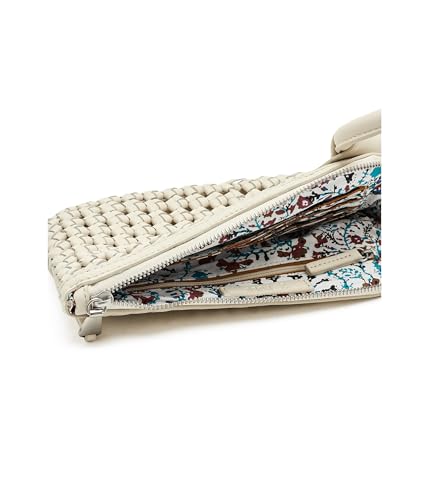 Image of HOBO Sable Leather Wristlet Clutch with Circular Handle, Zippered Closure, Credit Card Organizer, & Interior Zip Pocket