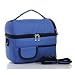 Produktbild Candoran Isolierte Kühltasche Tasche für Familie Reise BBQ Camping Picknick lunch-8l groß, wasserdicht Kapazität Fresh Ice Pack Lunch Box Lunch Container blau