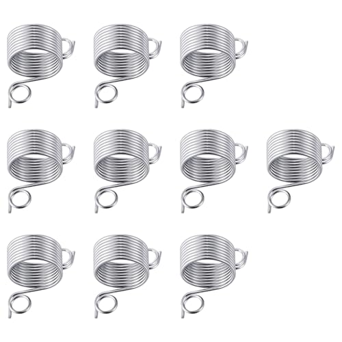 Uitndvyte Anelli per uncinetto, 10 pezzi, regolabili, per lavorare a maglia, guida per filati, per guida rapida all'uncinetto