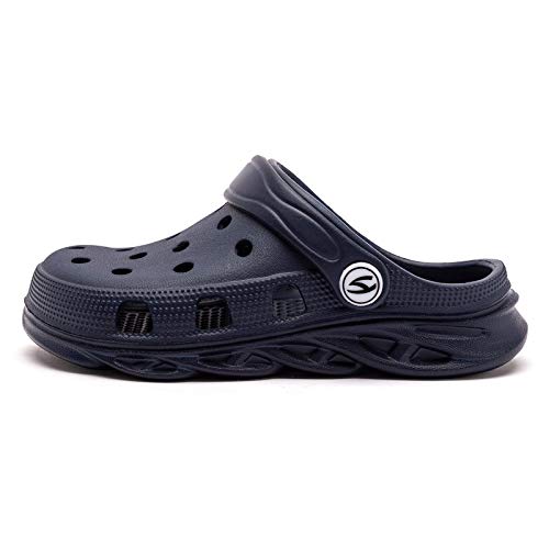 Hobibear Classic Graphic Clog - Navy (Toddler) — view 2