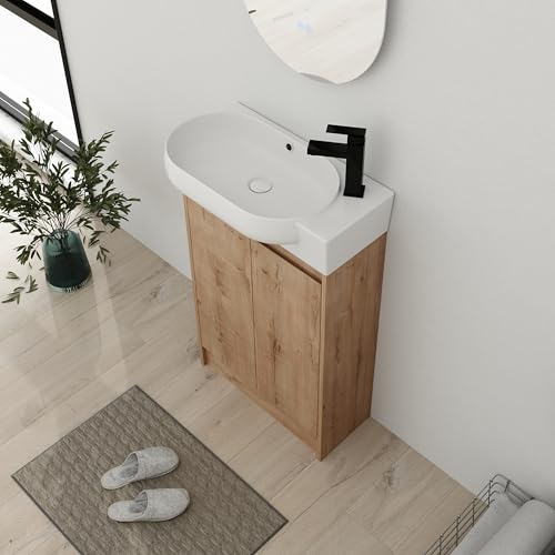 ARTCHIRLY 23 inch freestanding vanity with sink