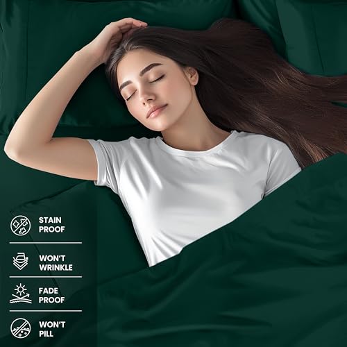 image for Utopia Bedding King Bed Sheets Set - 4 Piece Bedding - Brushed Microfi