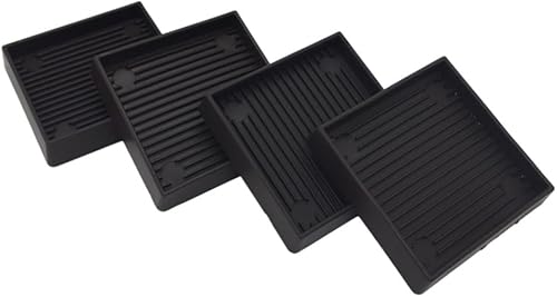 Miniatura 1 de Almohadillas antideslizantes para muebles, 2.26 x 2.26 pulgadas, cuadradas, de goma, antideslizantes, posavasos para piernas, para sofá, silla, pies