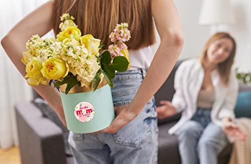 Flyab 36Pcs Happy Mother's Day Labels Stickers 1.5" Flowers Mother's Day Gift Tag Gift Labels Present Stickers Love You Mom Stickers Labels For Gift Wrap Box Envelope Seals Card Party Favor Supplies #TOP5