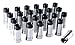 Accusize Industrial Tools 24-Pc 3-26 mm 5C Precision Round Collets, Metric, Hardened & Ground, 0200-5552