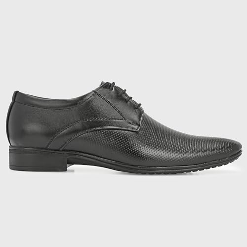 Image of Centrino Formal Shoes for Men | Lightweight Comfortable Office Shoes for Man Stylish | Cushioned Insole Lace-Up Shoes for Men | Durable TPR Sole | Trendy Classic Design Footwear for Men (8119)