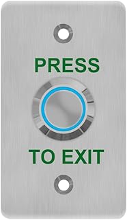 GAGALOR Waterproof Exit Button with LED IP67 Door Push Switch NO&NC Stainless Steel 86 * 50mm