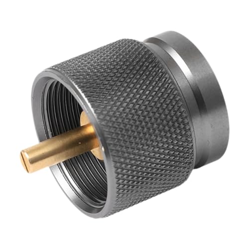 DimyFew Adaptador de Gas para Camping, Adaptador de Recarga de Gas, Se Puede Conectar Al Convertidor de para Mochileros, Jardín, Camping, Cocina.
