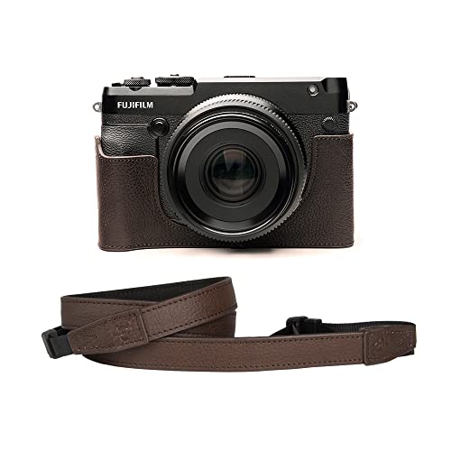 QIYAONUO�{�f�B�[�n�[�t�P�[�X FUJIFILM GFX50R��p �J�����P�[�X �{�f�B�P�[�X �o�b�e���[�̌����ł� �O�r�l�W���t�� (�_�[�N�u���E��+YN015)