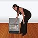 Household Essentials Trash Krusher Manual Trash Compactor, 40 L, Stainless Steel