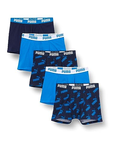 Puma Children Unisex Boxer Unterwäsche, Blau, 158-164 EU