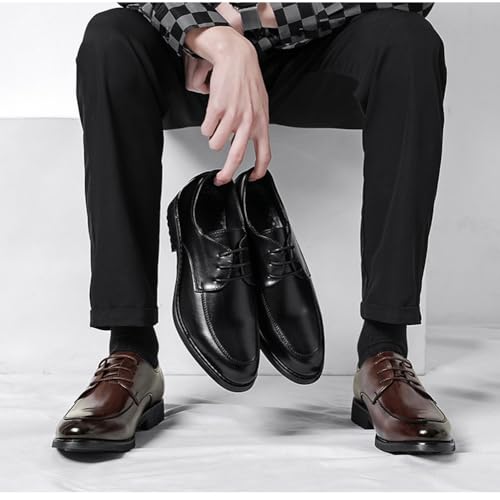 Mens Oxfords Classic Business Dress Shoes with TPR Outsole Formal Wedding Derby Lace Up Shoes for Men4
