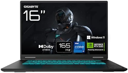 GIGABYTE Gaming A16 CWH Notebook - 16.0", 165Hz WUXGA, Intel Core...