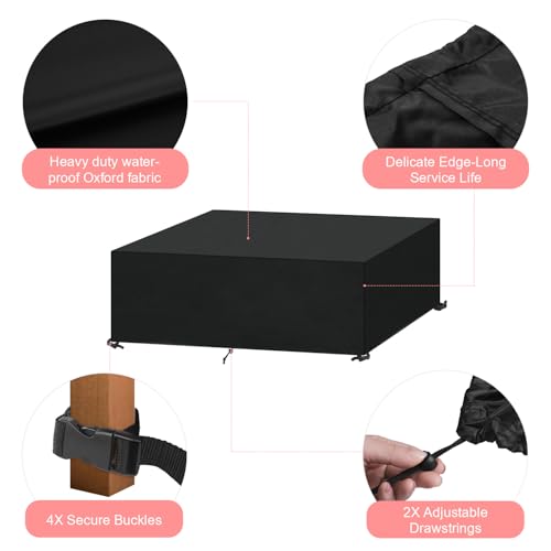 Feuerholzregal Abdeckung 8 Fuß | Wasserdicht & Belüftet | Für Outdoor Holzlagerung