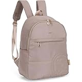 Mochila de Costas Feminina Mickey Mouse Bege - Luxcel