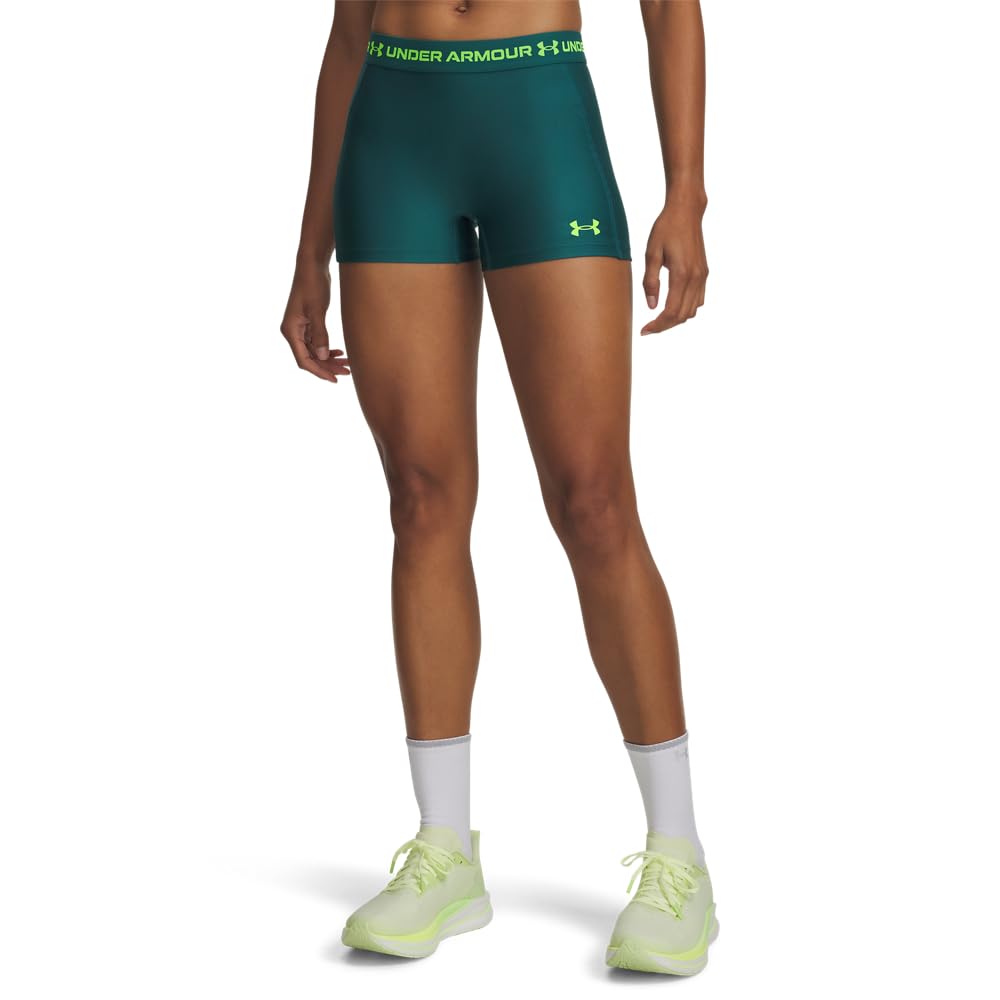 Under Armour UA HeatGear Shorty - Rack Green / / Hyper Green - LG