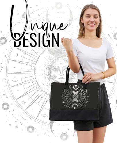 Bolso tote con cierre superior y correa para hombro miniatura 2