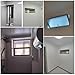 360Degree Rotation Window,43x20inchs / 109x51cm White, Easy-Clean Flush Design,Adjustable Ventilation,5mm Tempered Glass Aluminum Frame for Basement Bathroom Shed