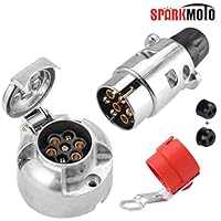 Spina Di Corrente 12V - 7 Poli Maschio | Per Rimorchio, Roulotte, Barca E Moto - CARPOINT - Foto 9