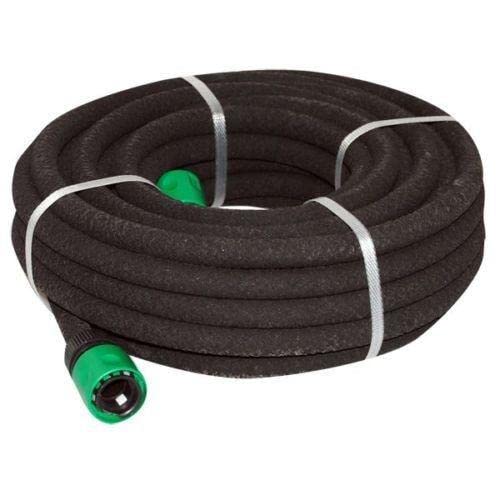 iTrend Porous Soaker Hose - 15m x 12.5mm Garden Drip Irrigation Micro Drip Hose for Root & Soil Watering - Easy to Use for Gardens, Lawns & Farms